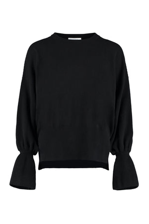 Virgin wool crew-neck sweater-0